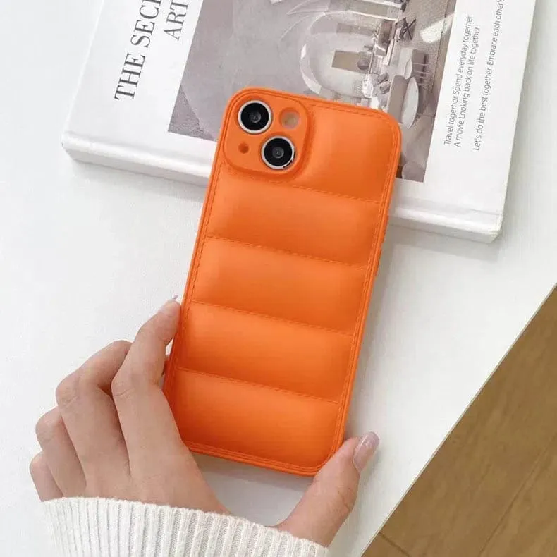 3D Puffer Pattern Soft TPU Silicone Phone Case for Apple iPhone