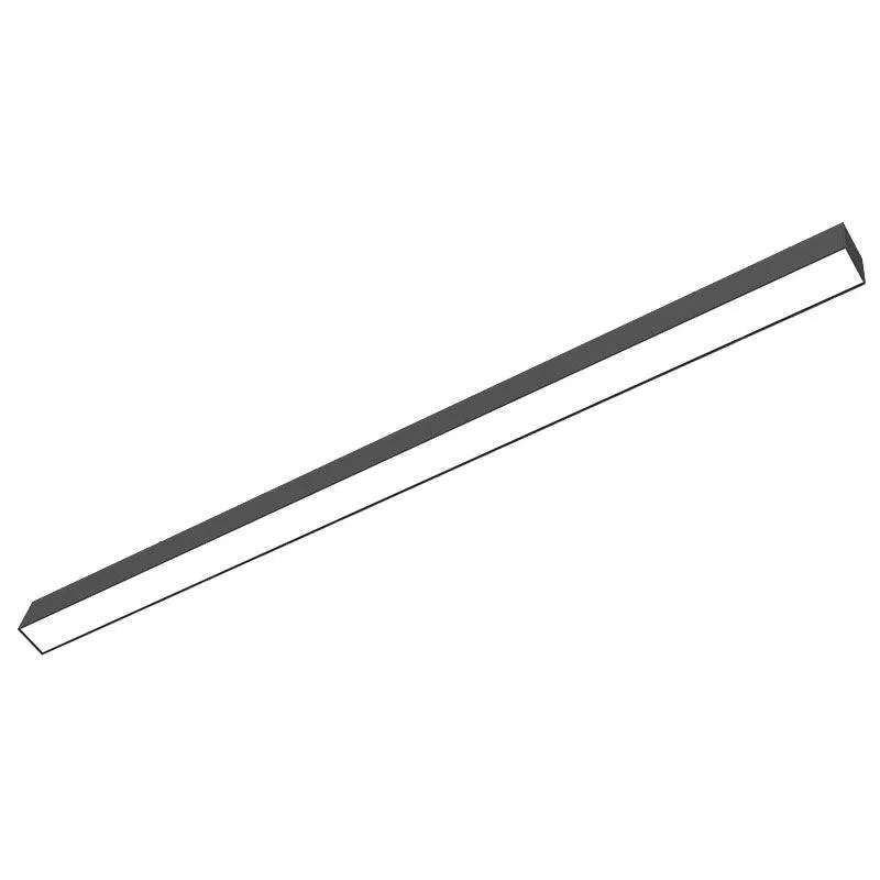 4' Black 120-277V LED Power & CCT Adjustable Linear Light Fixture