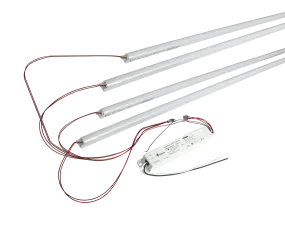 4 Foot LED Magnetic Strip Retrofit Kit for Linear Fixtures, 60W, 120-277V, 4000K or 5000K