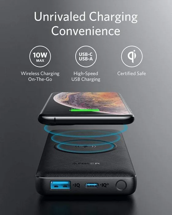 Anker PowerBank - PowerCore III Sense 10K Wireless 10000mAh