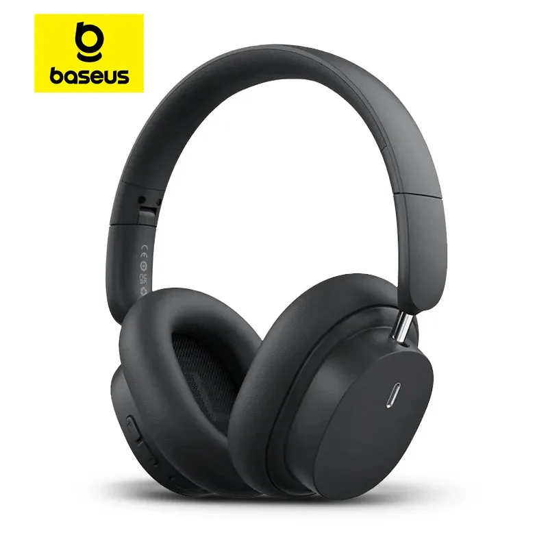 Baseus Bowie D05 Wireless Headphone Bluetooth 5.3 Earphone HIFI Level Headset 40mm Driver Foldable Over Ear Headphone 70H Time