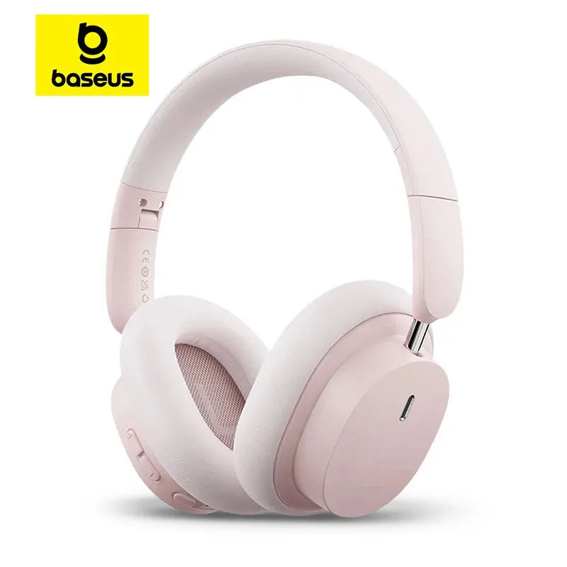 Baseus Bowie D05 Wireless Headphone Bluetooth 5.3 Earphone HIFI Level Headset 40mm Driver Foldable Over Ear Headphone 70H Time