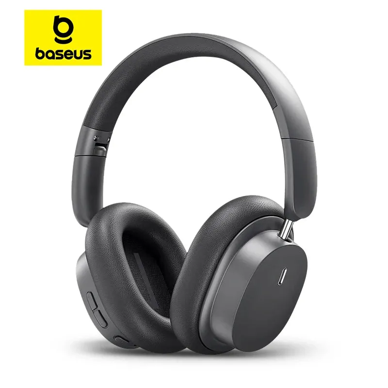 Baseus Bowie D05 Wireless Headphone Bluetooth 5.3 Earphone HIFI Level Headset 40mm Driver Foldable Over Ear Headphone 70H Time