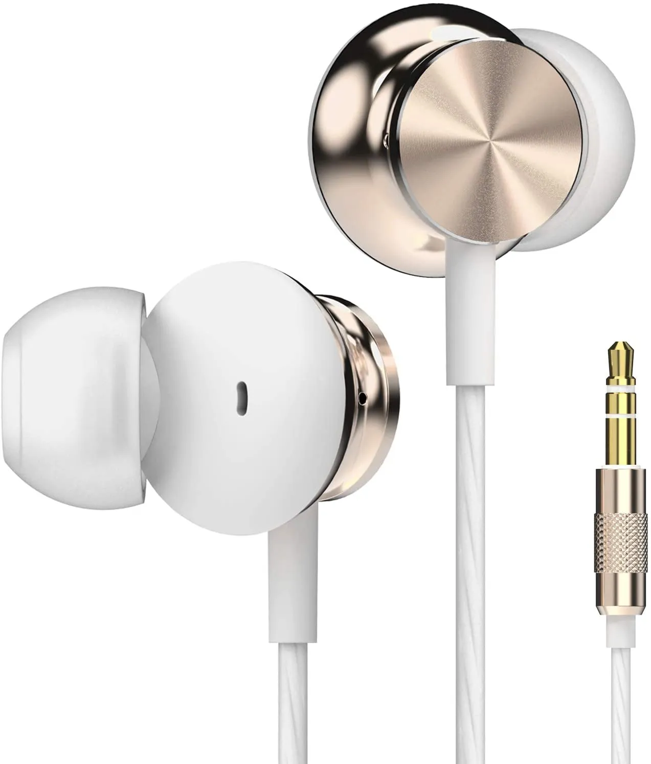 Betron BS10 In Ear Headphone Noise Isolating Earbuds Powerful Bass Sound 3.5mm Jack iPhone Samsung