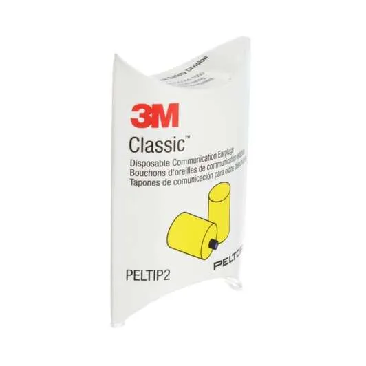 Box -3M™ PELTOR™ Classic HearPlugs Replacement Foam Tips (100 Pairs)