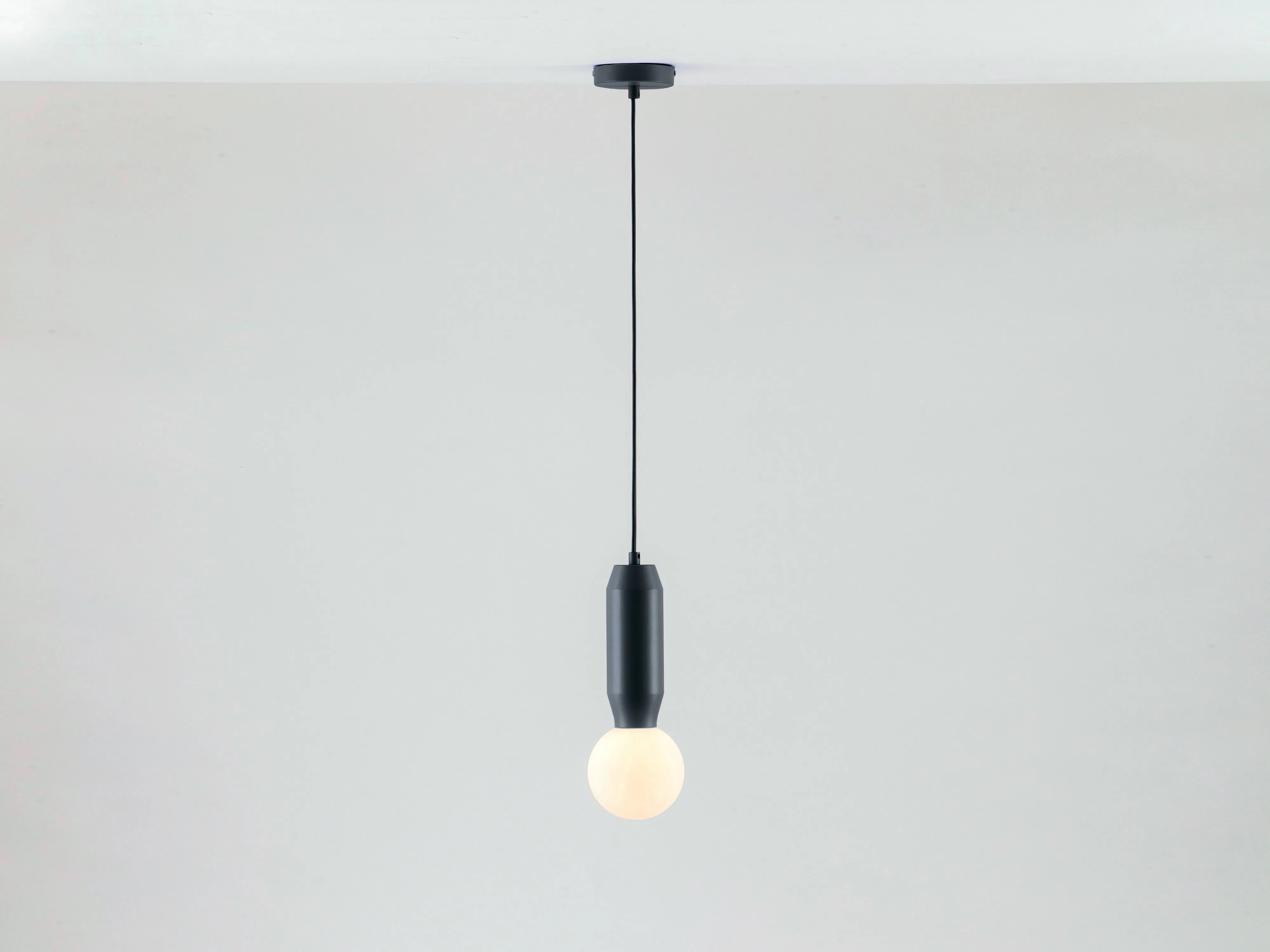 Charcoal grey pendant ceiling light