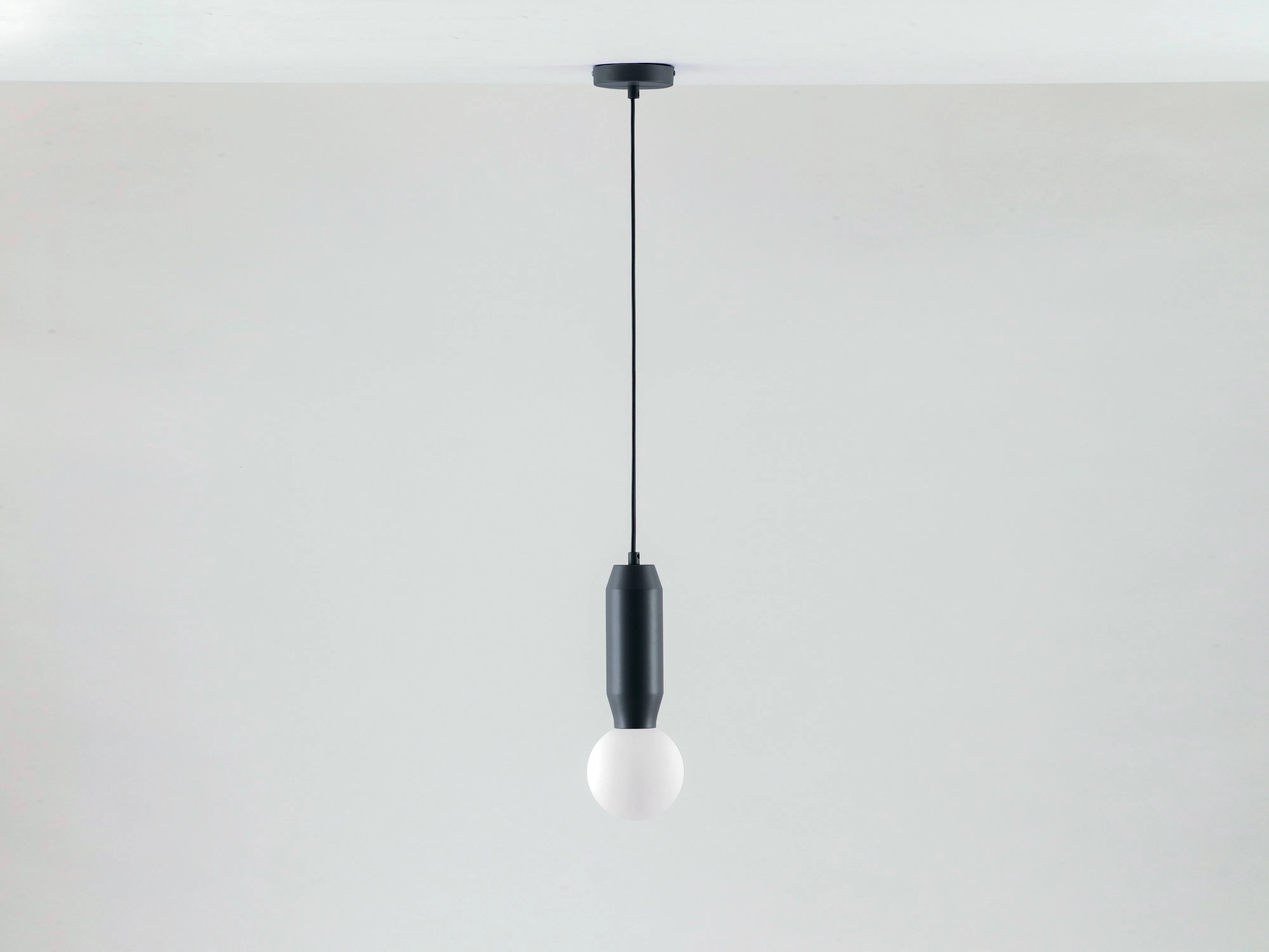 Charcoal grey pendant ceiling light