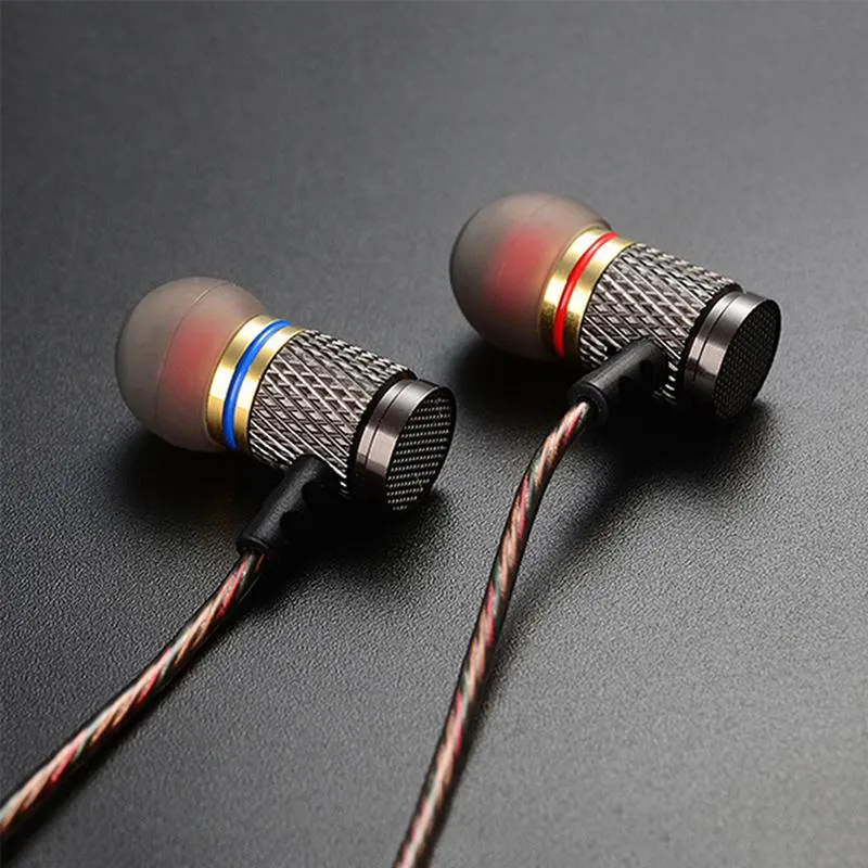 Ear buds Stereo Metal Earphones with Microphone