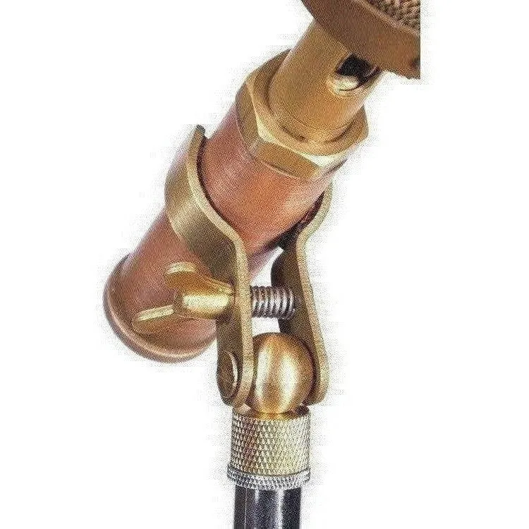 Ear Trumpet Brass Microphone Clip