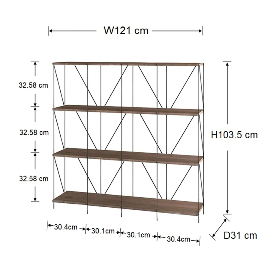 Ezbo 3-Tier Cube Rack