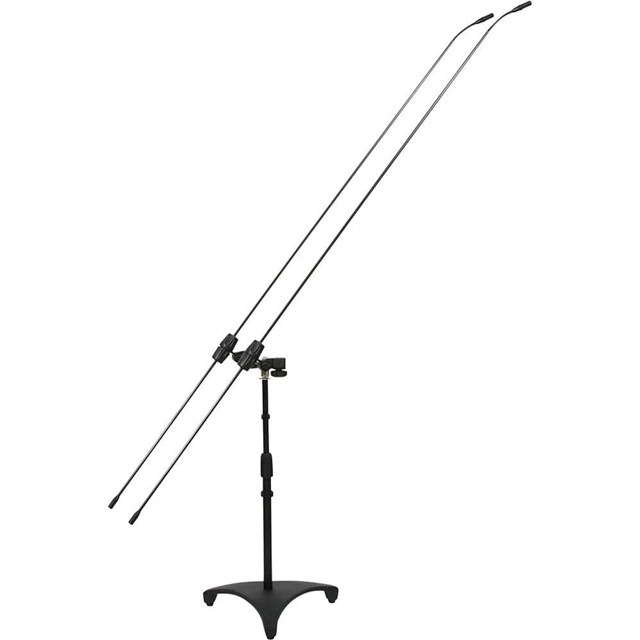 Galaxy Audio CBM-362D Dual Carbon Fiber Boom Microphones w/ 62" Adjustable Stand