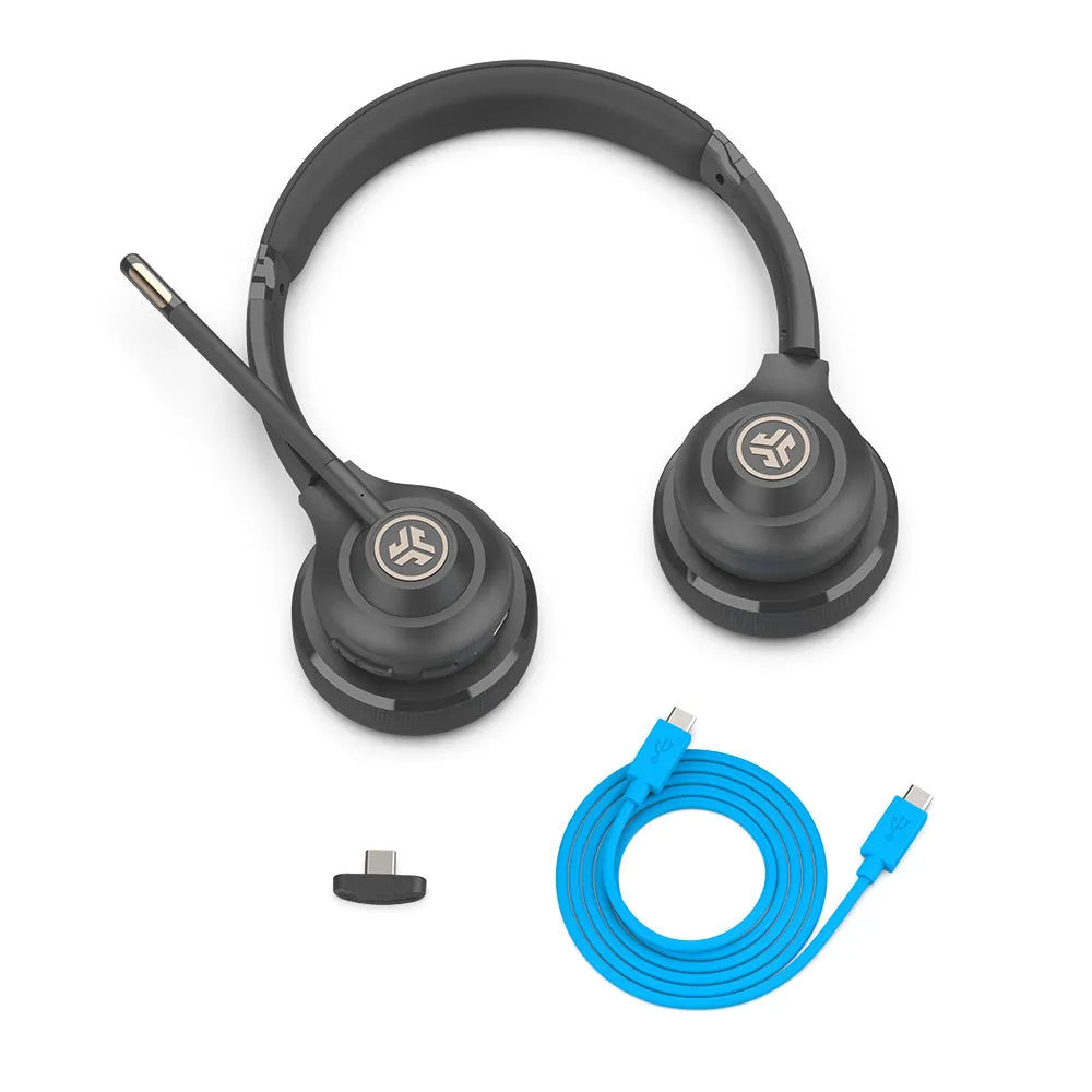 GO Work Wireless On-Ear Headset Gen 2 Black