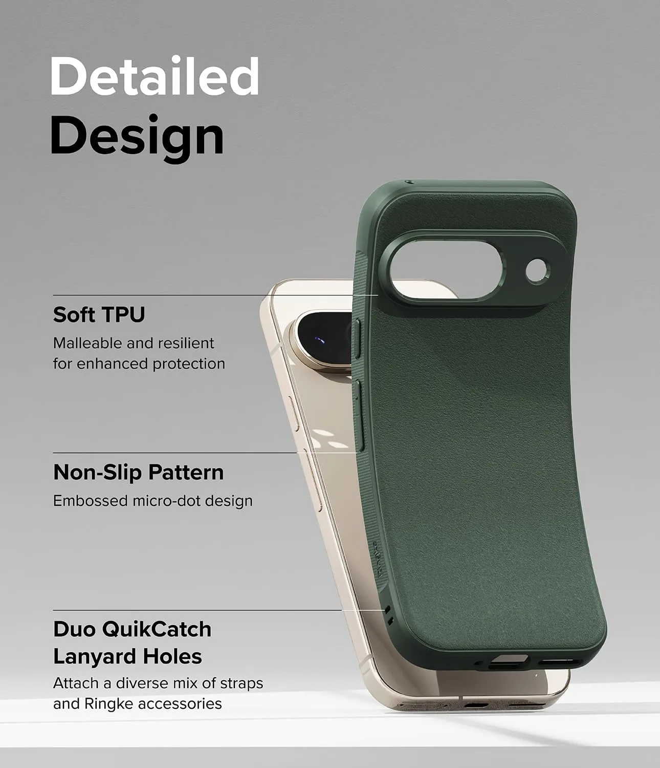 Google Pixel 9 Back Cover Case | Onyx - Dark Green