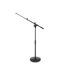 Gravity GR-GTMS2222 Touring Short Microphone Stand with Base and 2 Point Adjustable Boom