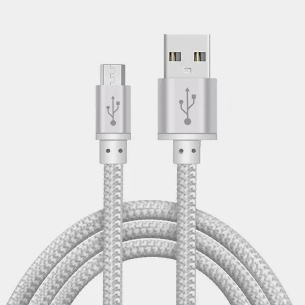 Heavyduty Braided Extra Long Fast Charge Micro USB Data Sync Phone Charger Cable