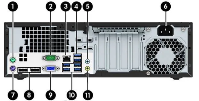 HP EliteDesk 800 G2 (SFF) Desktop / Intel Core i5-6500 @ 3.2GHz (6th Gen) Quad-Core / 16GB RAM, 256GB SSD, WiFi, Triple Monitor Support, 2x Display Port, VGA, DVD-RW, 1Gb Ethernet / Win 10 Pro x64, 1 YearbWarranty