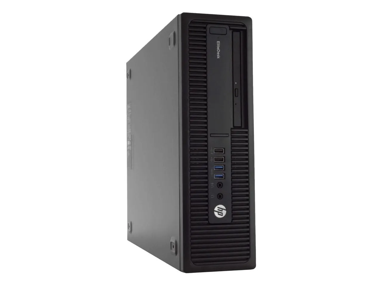 HP EliteDesk 800 G2 (SFF) Desktop / Intel Core i5-6500 @ 3.2GHz (6th Gen) Quad-Core / 16GB RAM, 256GB SSD, WiFi, Triple Monitor Support, 2x Display Port, VGA, DVD-RW, 1Gb Ethernet / Win 10 Pro x64, 1 YearbWarranty