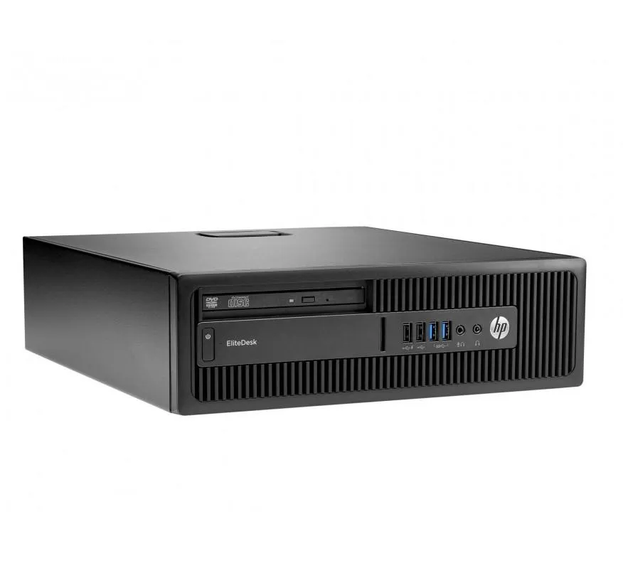 HP EliteDesk 800 G2 (SFF) Desktop / Intel Core i5-6500 @ 3.2GHz (6th Gen) Quad-Core / 16GB RAM, 256GB SSD, WiFi, Triple Monitor Support, 2x Display Port, VGA, DVD-RW, 1Gb Ethernet / Win 10 Pro x64, 1 YearbWarranty