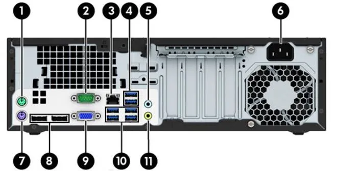 HP EliteDesk 800 G2 (SFF) Desktop - Intel Core i5-6500 @ 3.2GHz (6th Gen) Quad-Core, 16GB RAM DDR4, 500GB HDD, WiFi, Triple Monitor Support, 2x Display Port, VGA, DVD-RW, 1Gb Ethernet - Win 10 Pro x64 - 1 Year Warranty