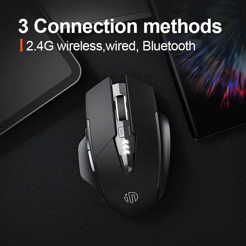 inphic® A1 2.4G and Bluetooth Computer Mouse