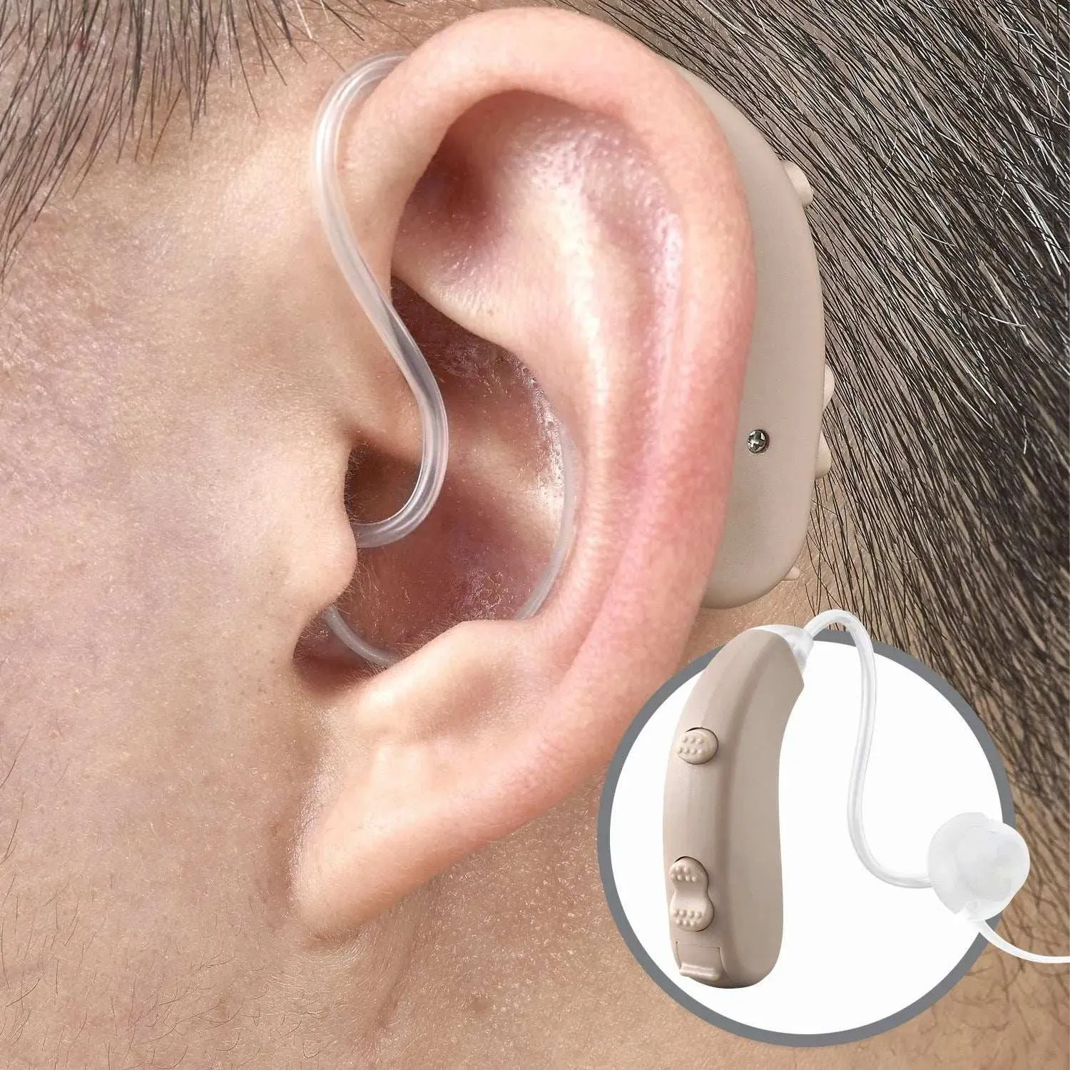 Mimitakara Digital Battery Powered BTE Hearing Aid