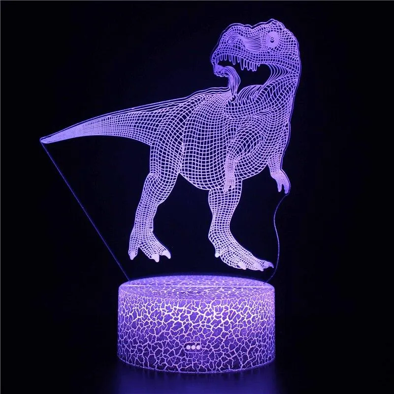 Movie Animal Kingdom Original Overlord Cartoon for Dinosaur Light 3D Night Light LED Light USB Table Lamp Home Christmas Gift