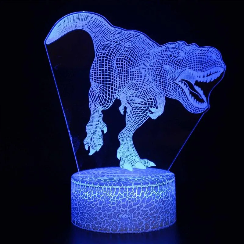 Movie Animal Kingdom Original Overlord Cartoon for Dinosaur Light 3D Night Light LED Light USB Table Lamp Home Christmas Gift