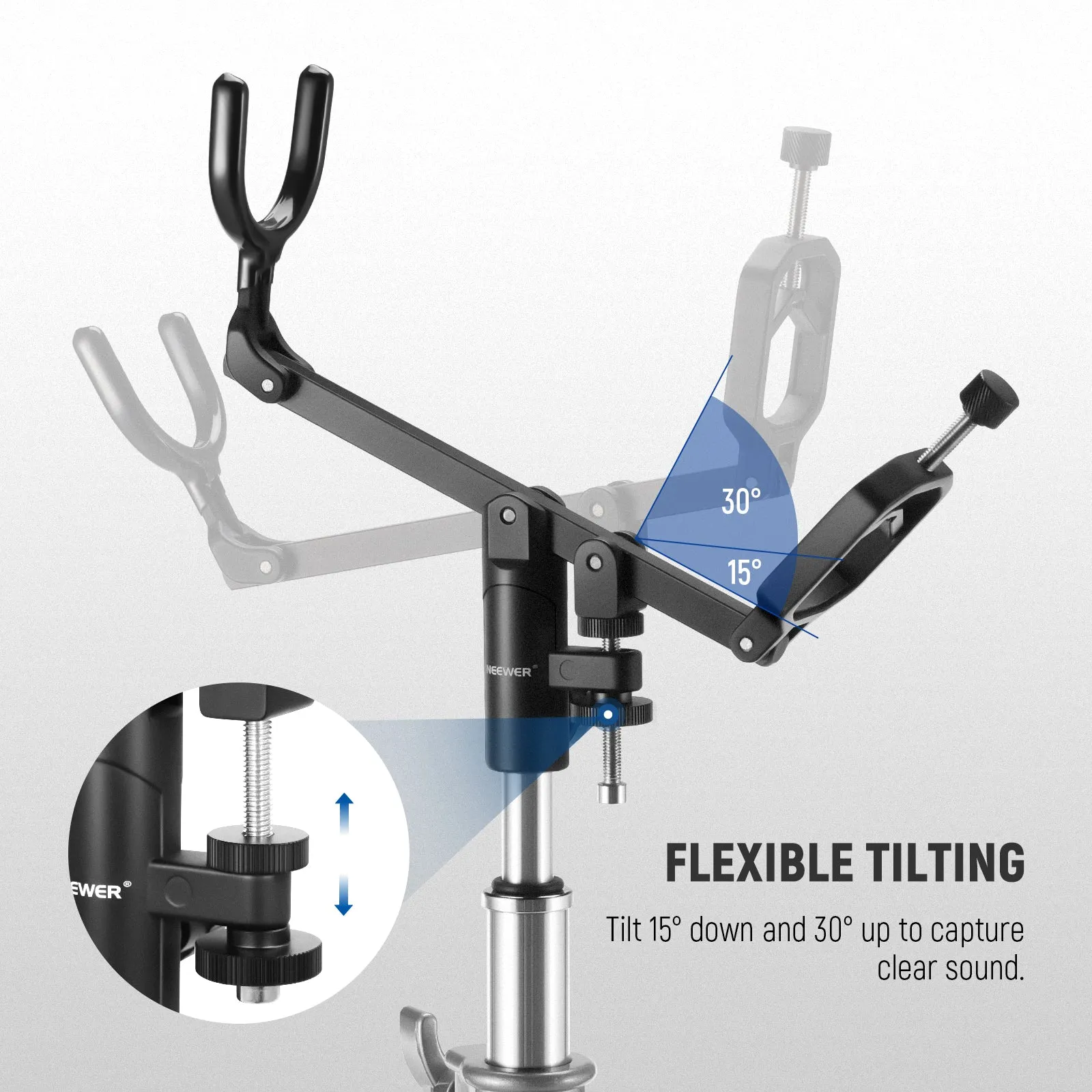 NEEWER CM-NA-2 Mic Boom Pole Support Holder