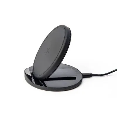 New - TYLT 10W Qi Wireless Charging Stand/Pad - Black