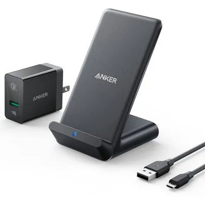 Open Box - Anker 10W Wireless Max Fast Charging Stand - Black