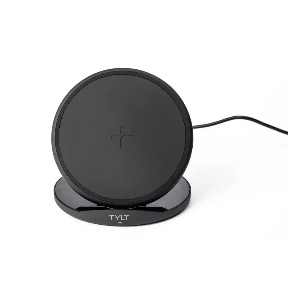 Open Box - TYLT 10W Qi Wireless Charging Stand/Pad - Black