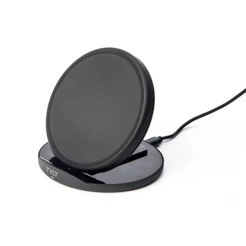 Open Box - TYLT 10W Qi Wireless Charging Stand/Pad - Black