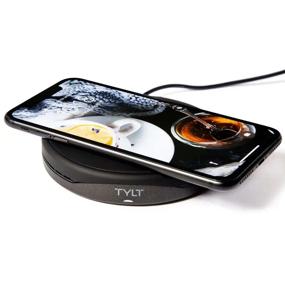 Open Box - TYLT 10W Qi Wireless Charging Stand/Pad - Black