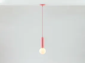 Pink pendant ceiling light