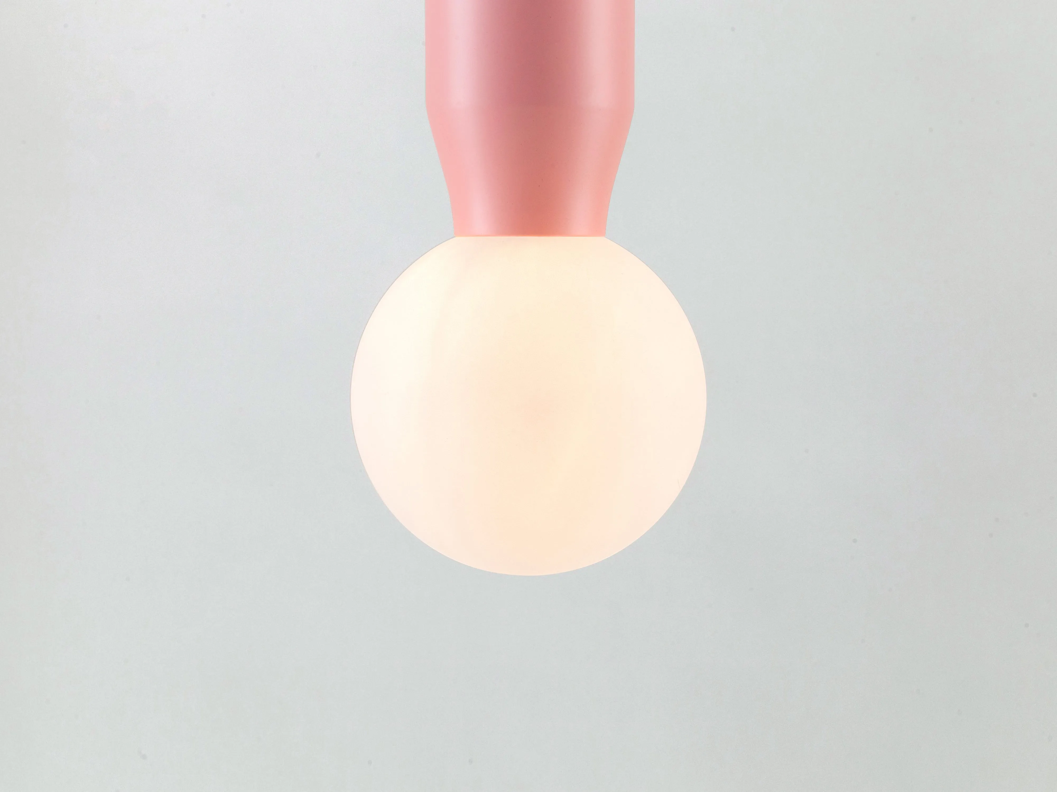 Pink pendant ceiling light