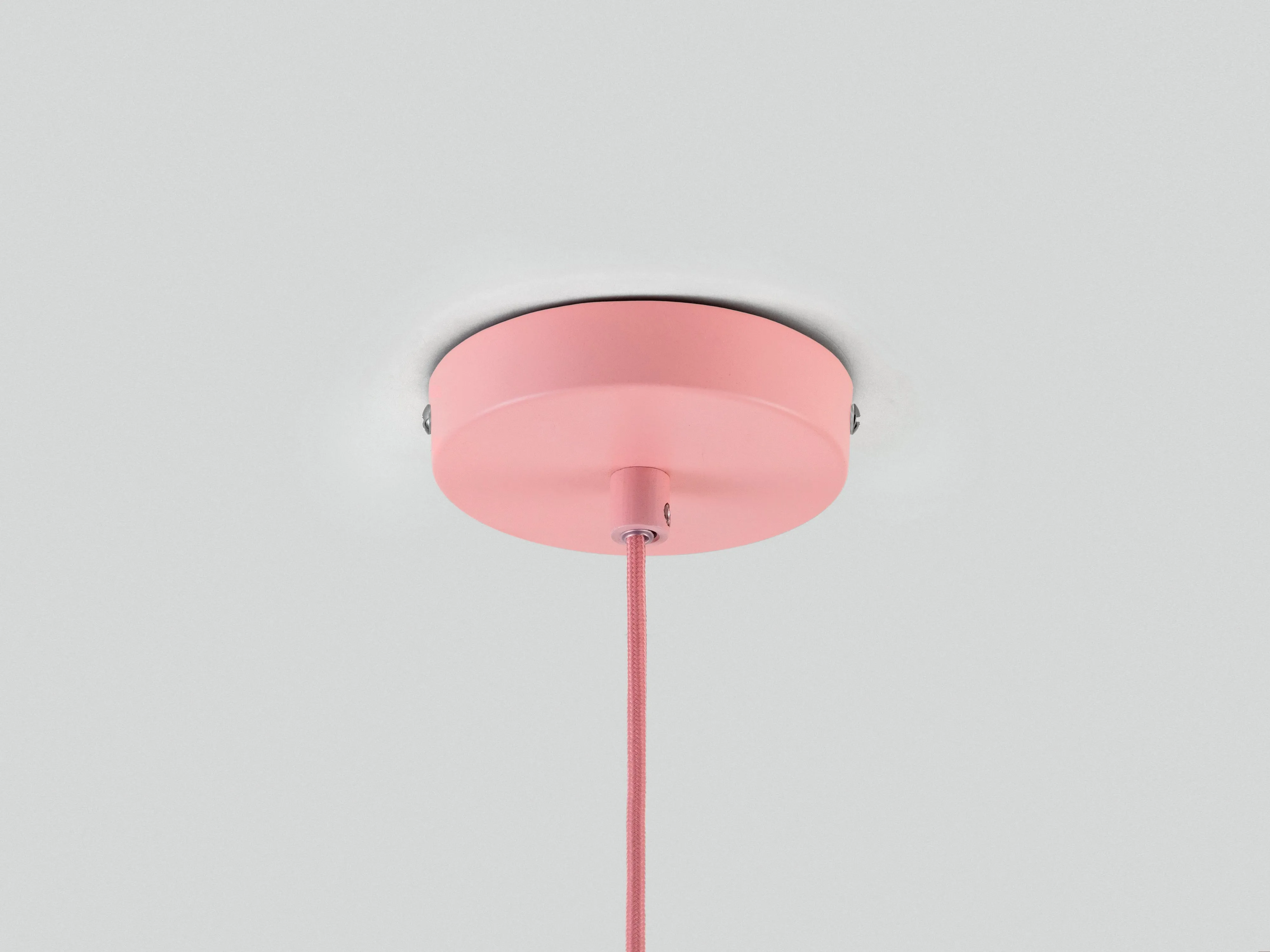 Pink pendant ceiling light