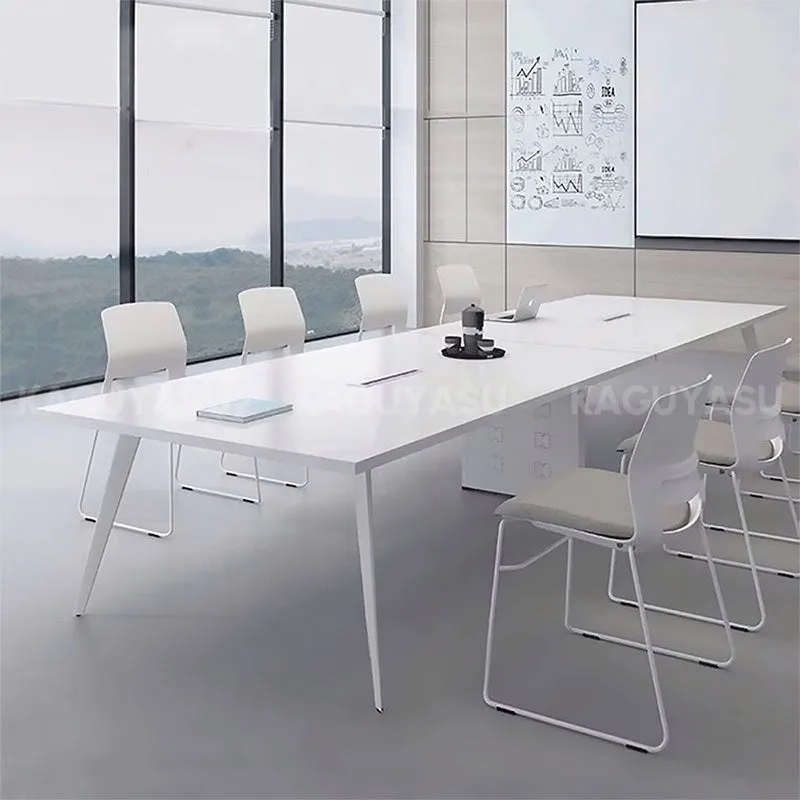 Rectangle Conference Table with Cable Management for Meeting Rooms and Workstations HYZ-109