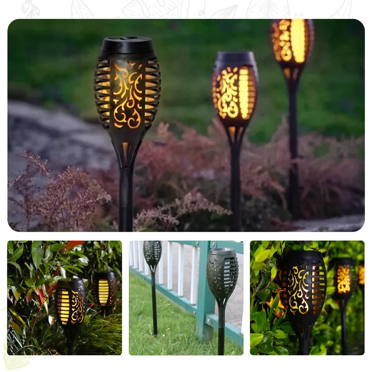 Solar Garden Lights 12 Led - Epyz