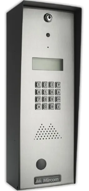 Telephone Based Entry System - 2000 Name Capacity JTX3-2000-4U-C