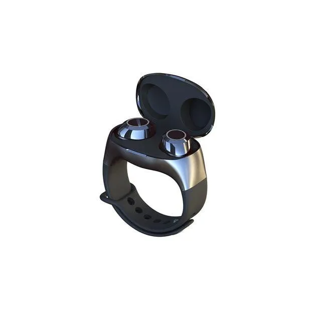 TWS 2-in-1 Wireless Earbuds And Smart Watch Wristband