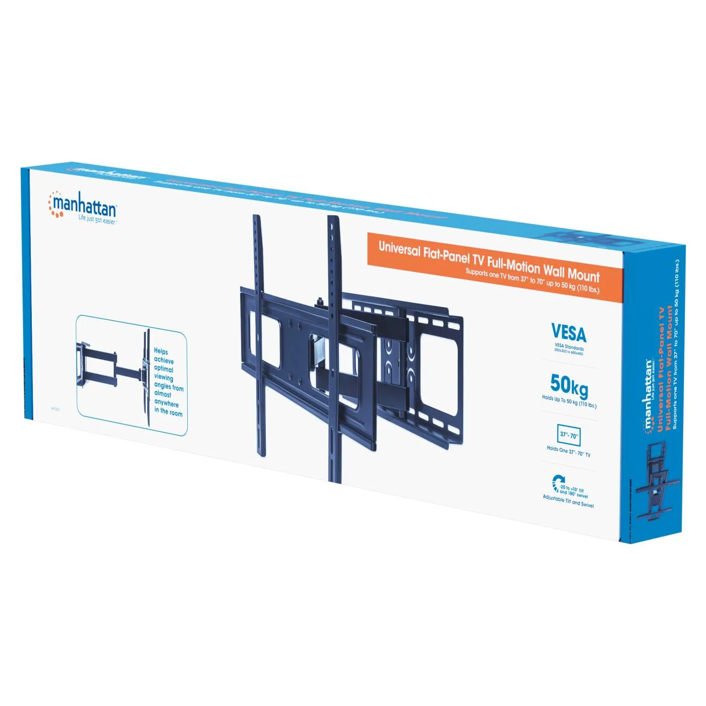 Universal Flat-Panel TV Full-Motion Wall Mount