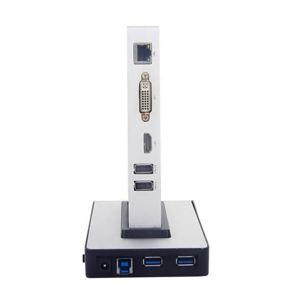 Winstars USB3.0 Multi-task Dual Video  Docking Station with HDD Docking Base